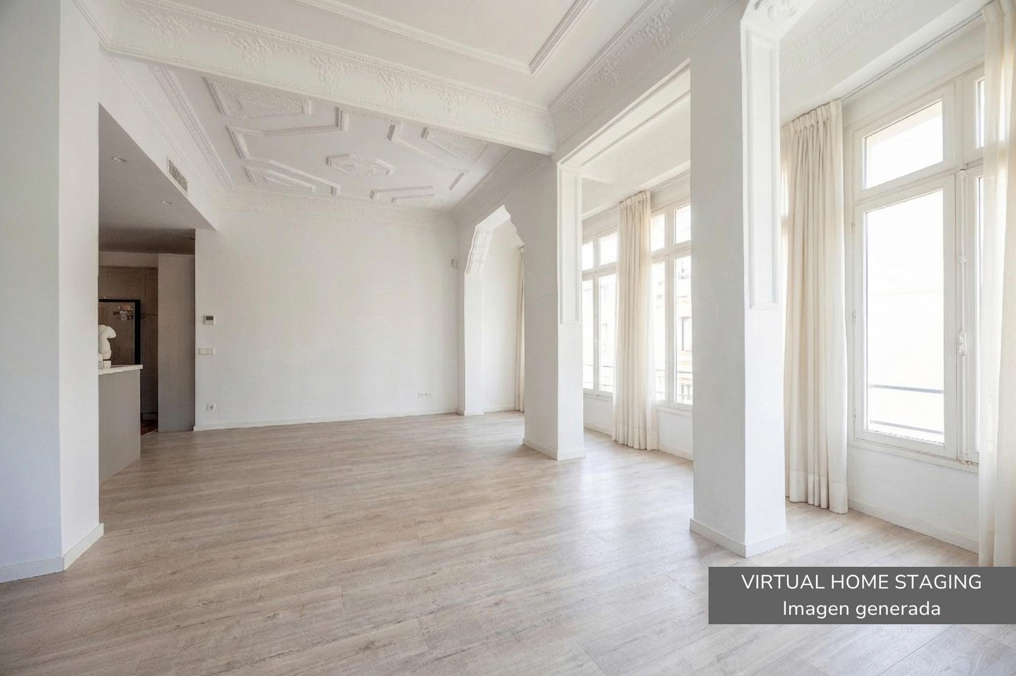 living - 139m² apartment for sale in Gran Vía, Valencia - gallery thumbnail - 2