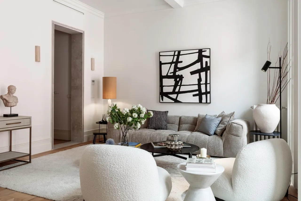 living - 174m² apartment for sale in Chueca - Justicia, Madrid - gallery - 5