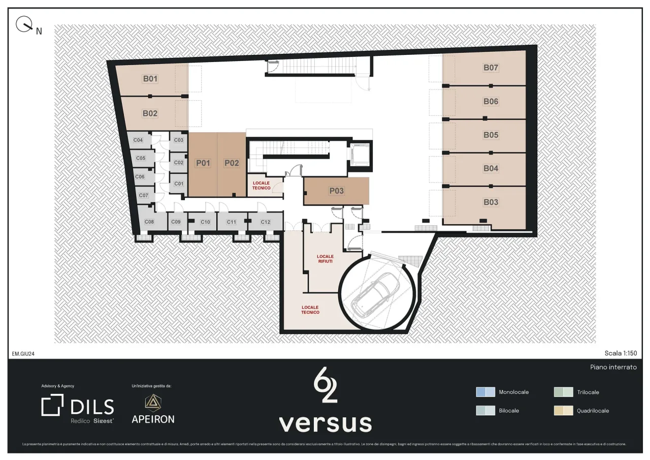 living - Versus Milano - Living - Dils - Plan d'étage - 5