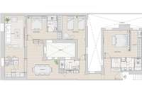 living - Piso de 166m² en venta en Goya, Madrid - Plano del piso thumbnail - 1