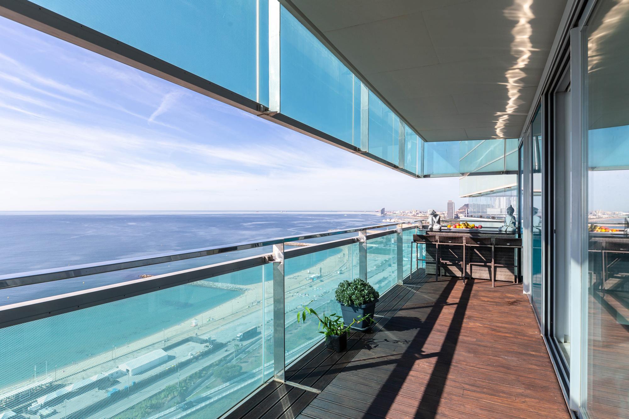 living - Piso de 123m² con 63m² terraza en venta en Diagonal Mar - gallery - 10