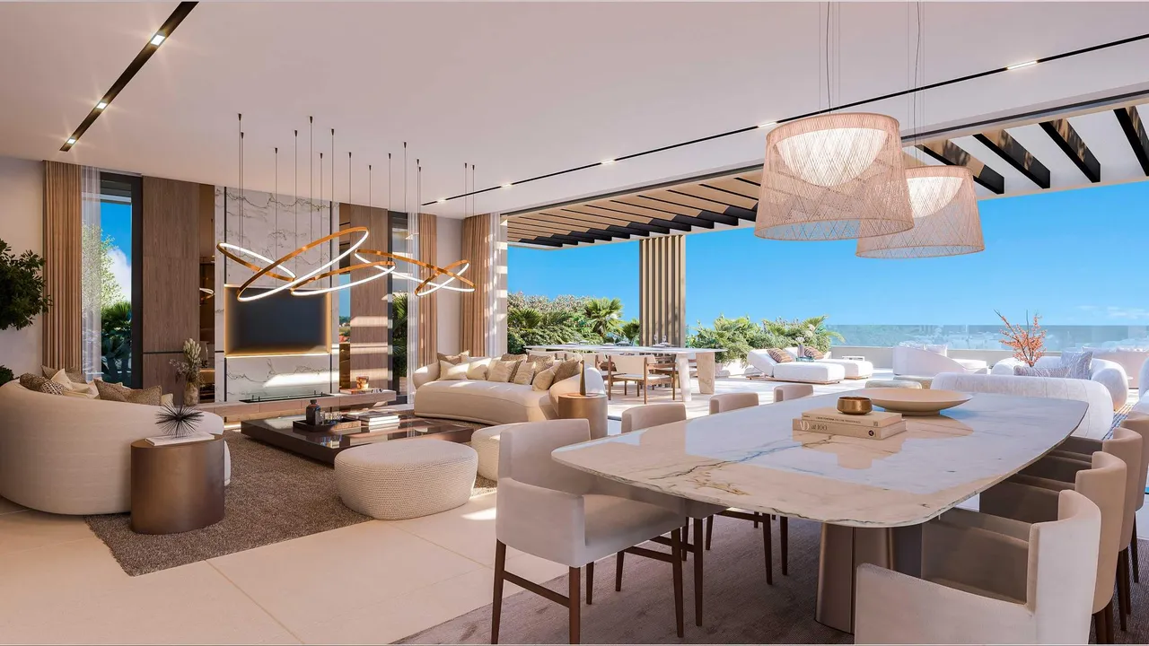 living - Benahavis Sky Villas Apartments, Benahavís, Costa del Sol - gallery - 3