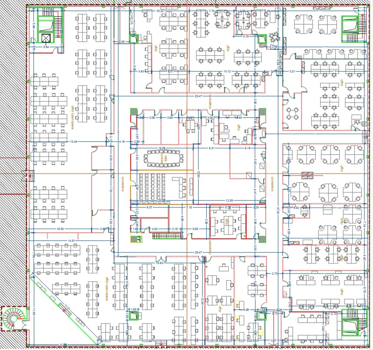 office - Aurelia Business Park - Uffici - Dils - Planimetria - 1