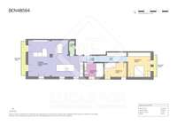 living - 112m² apartment with 7m² terrace for sale in El Born - Floor Plan thumbnail - 1