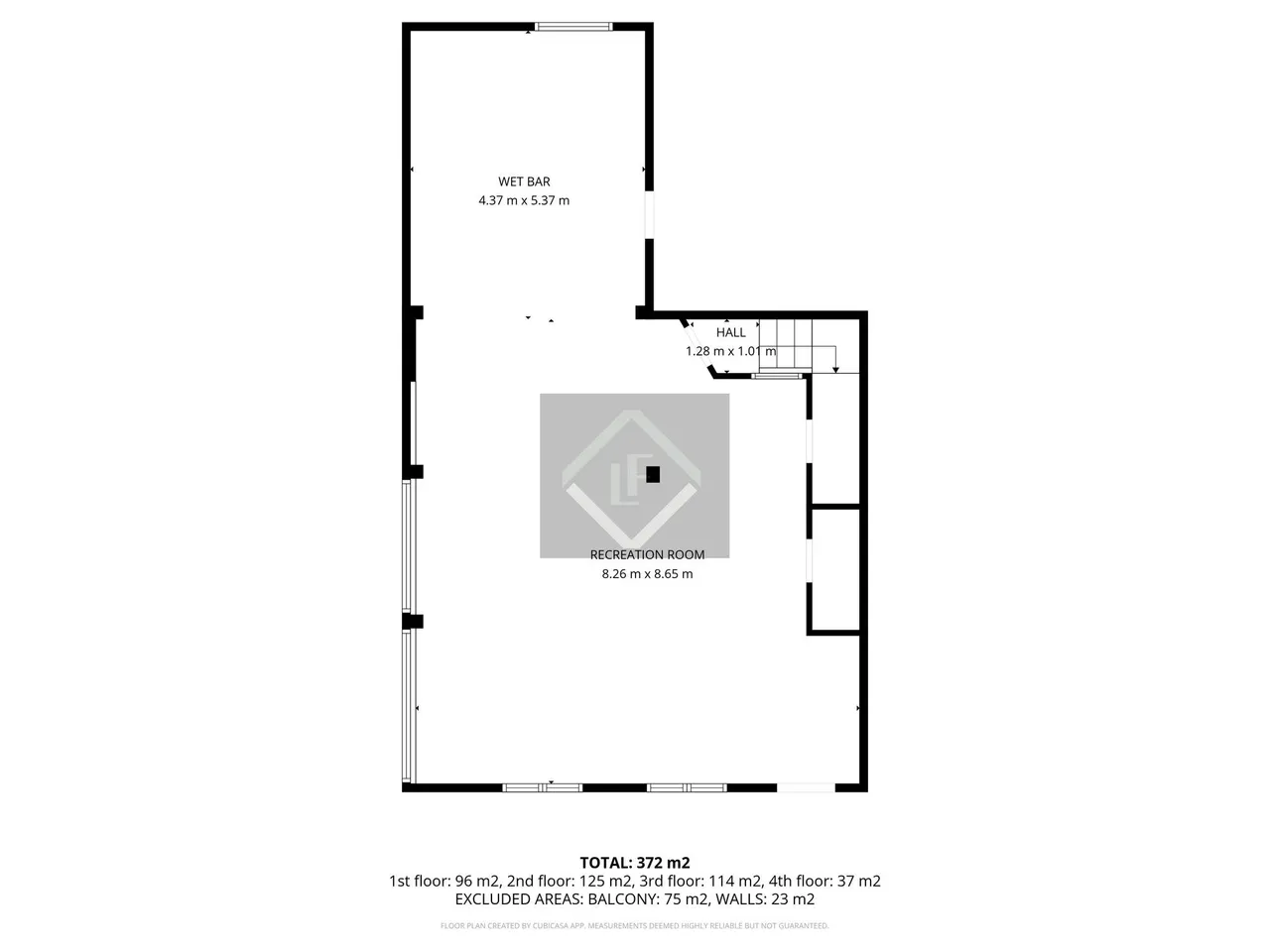 living - Casa rural de 500m² en venta en Selva, Islas Baleares - Plano del piso - 4