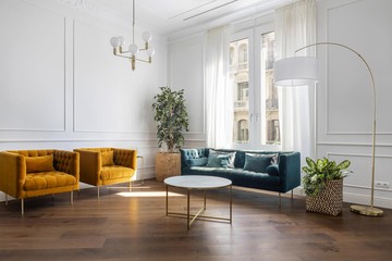 living - 154m² apartment for sale in Eixample Right, Barcelona - featured