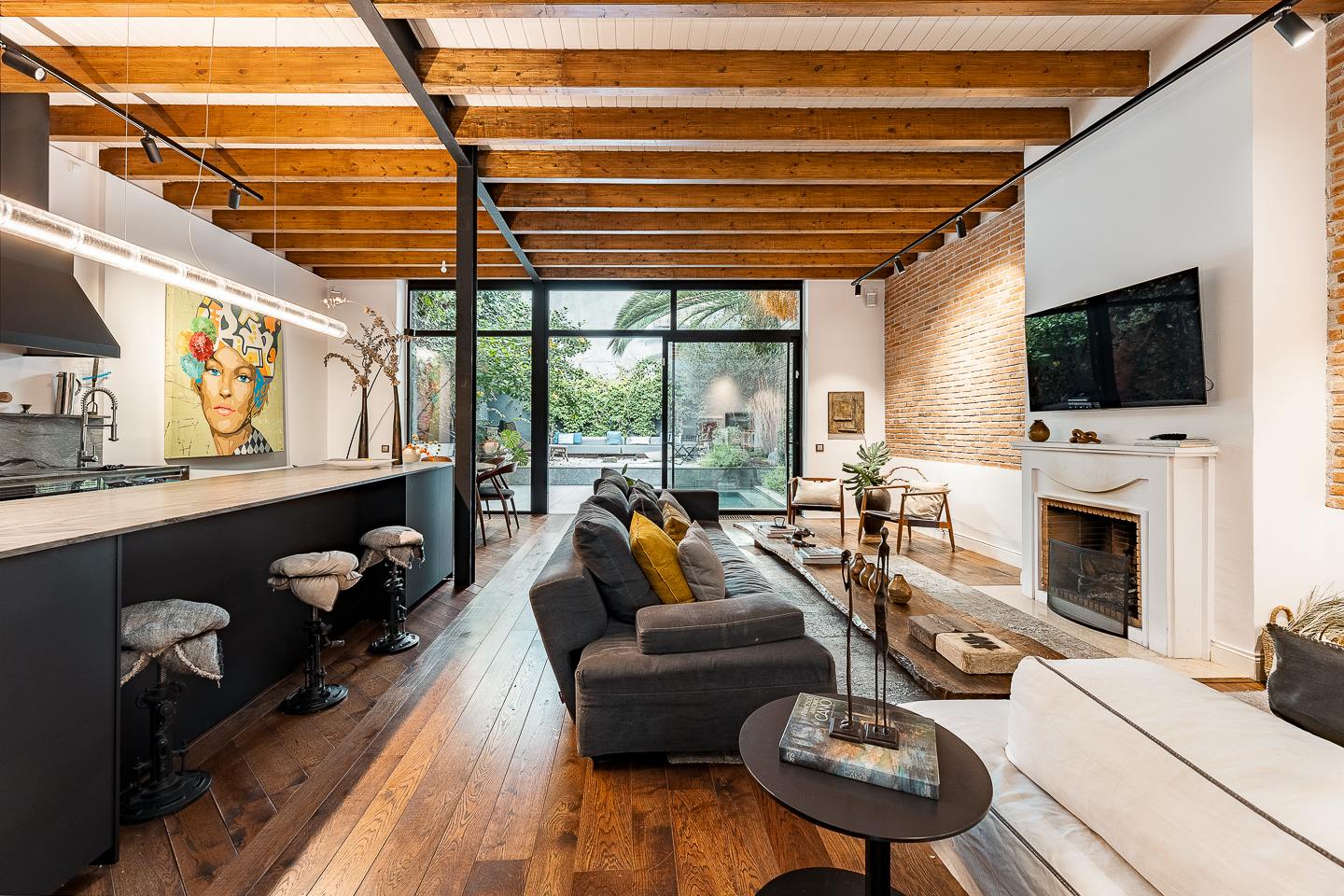 living - 243m² house / villa with 60m² garden for sale in Sant Gervasi - Galvany - gallery thumbnail - 2