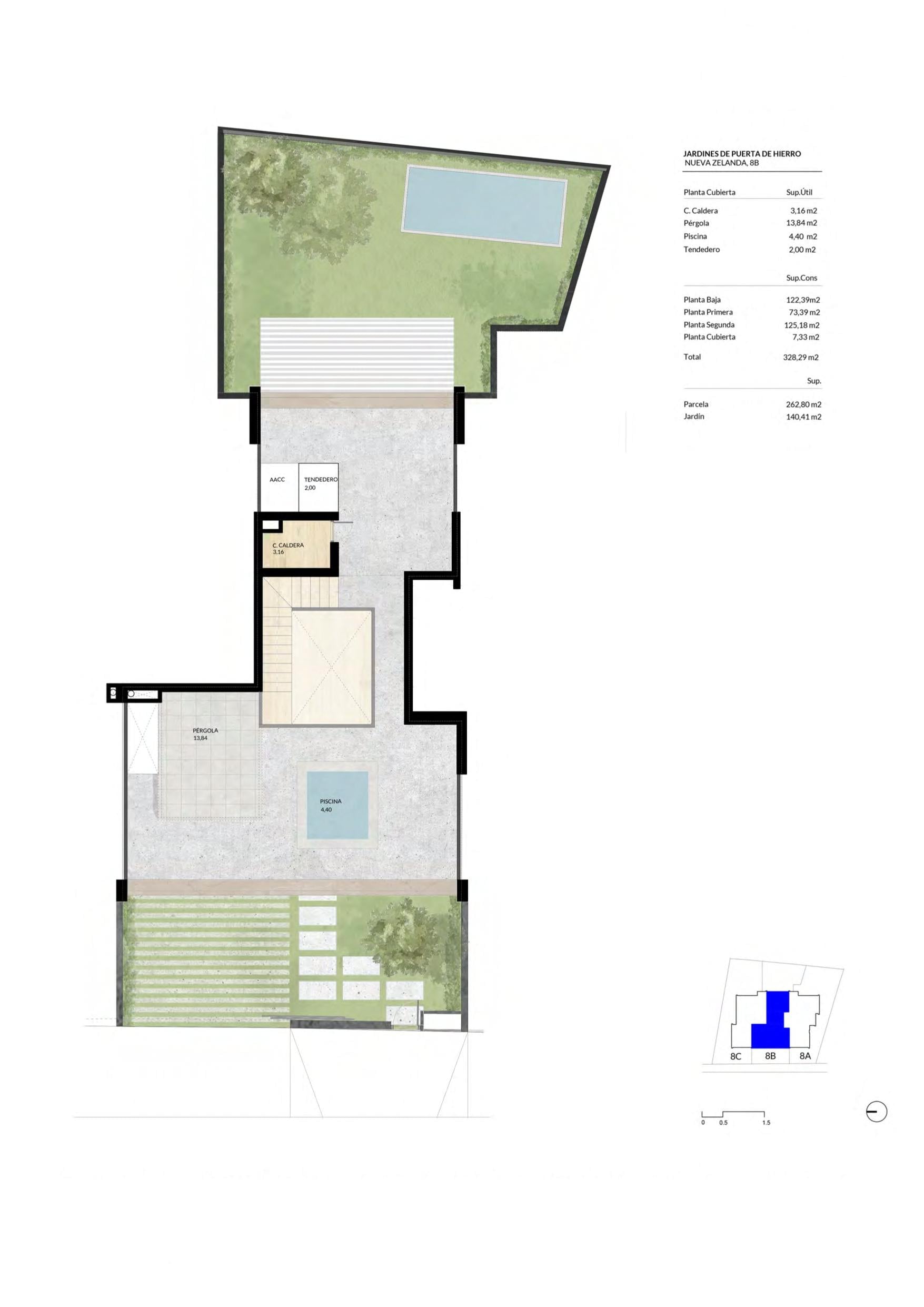 living - Casa / villa de 446m² en venta en Puerta de Hierro, Madrid - Plano del piso thumbnail - 4