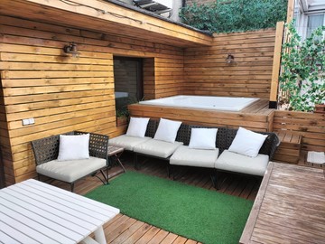 living - Ático de 161m² en venta en Prosperidad, Madrid - featured