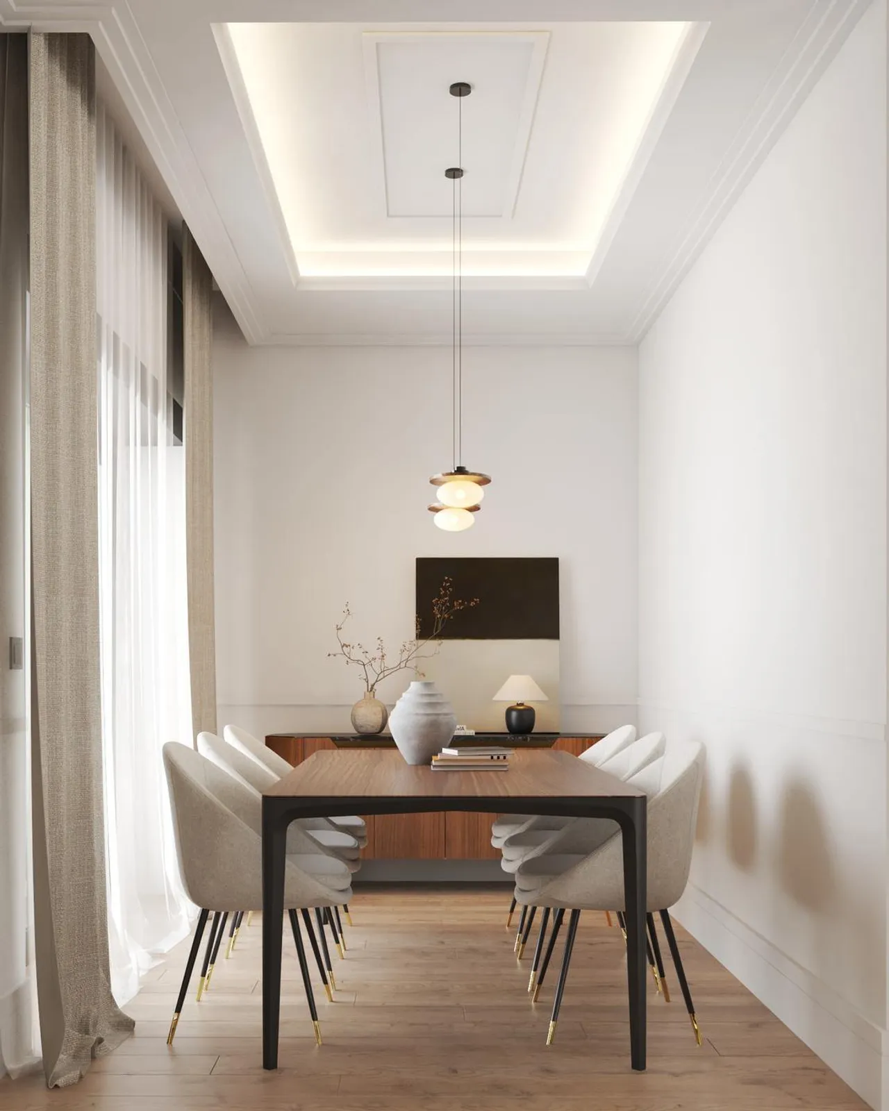 living - Ático de 194m² en venta en Almagro, Madrid - gallery - 4
