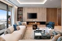 living - New Development of luxury apartments with private pools for sale in a highly sought after area on the Golden Mile in Marbella, with tropical communal gardens and pools. - gallery thumbnail - 5