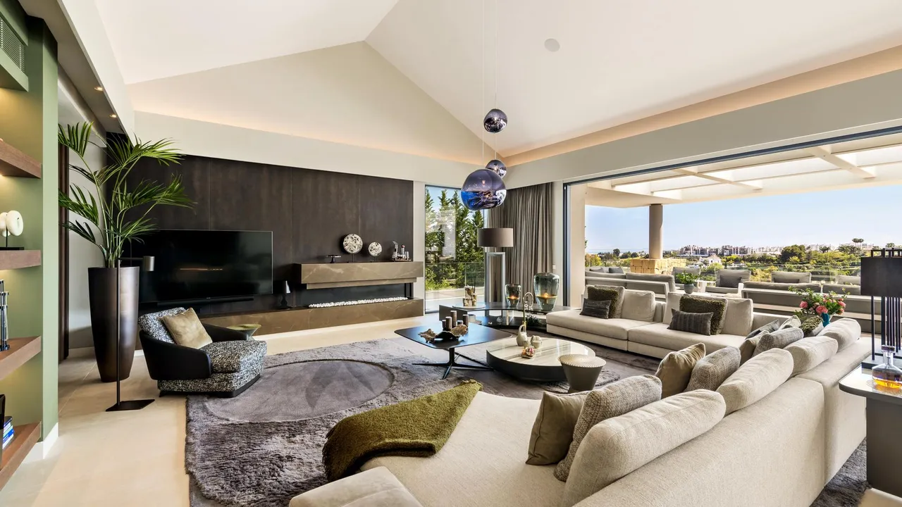 living - Casa / villa de 925m² con 220m² terraza en venta en New Golden Mile - gallery - 7
