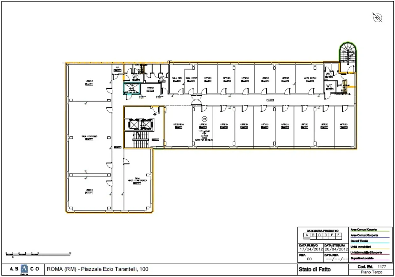 office - Tarantelli 100 - Uffici - Dils - Planimetria - 5