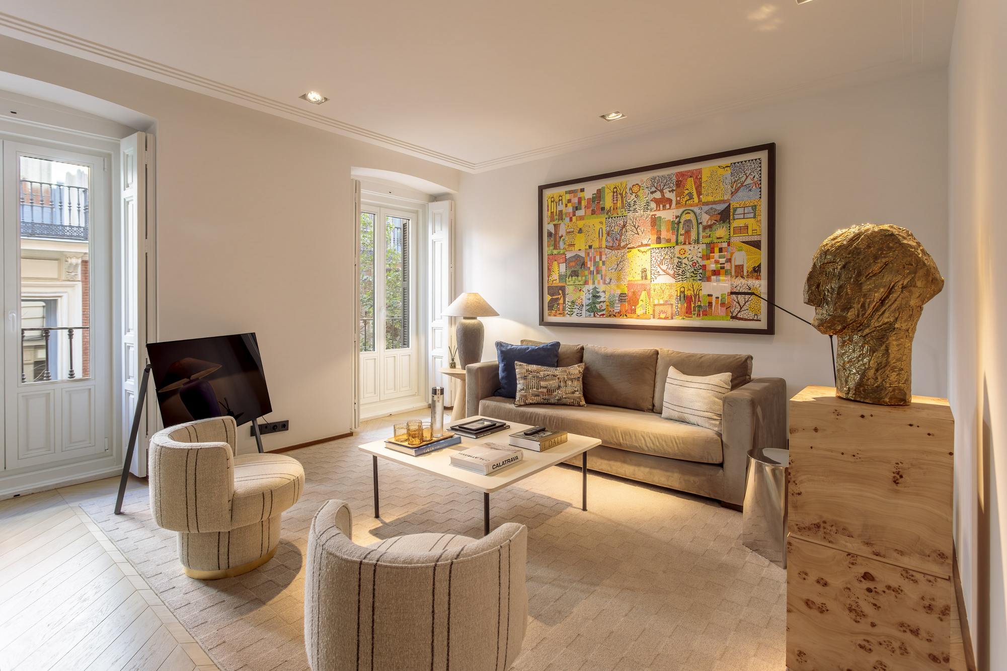 living - Piso de 156m² en alquiler en Cortes / Huertas, Madrid - gallery thumbnail - 10
