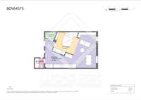 living - 53m² apartment for sale in Sant Antoni, Barcelona - Floor Plan thumbnail - 1