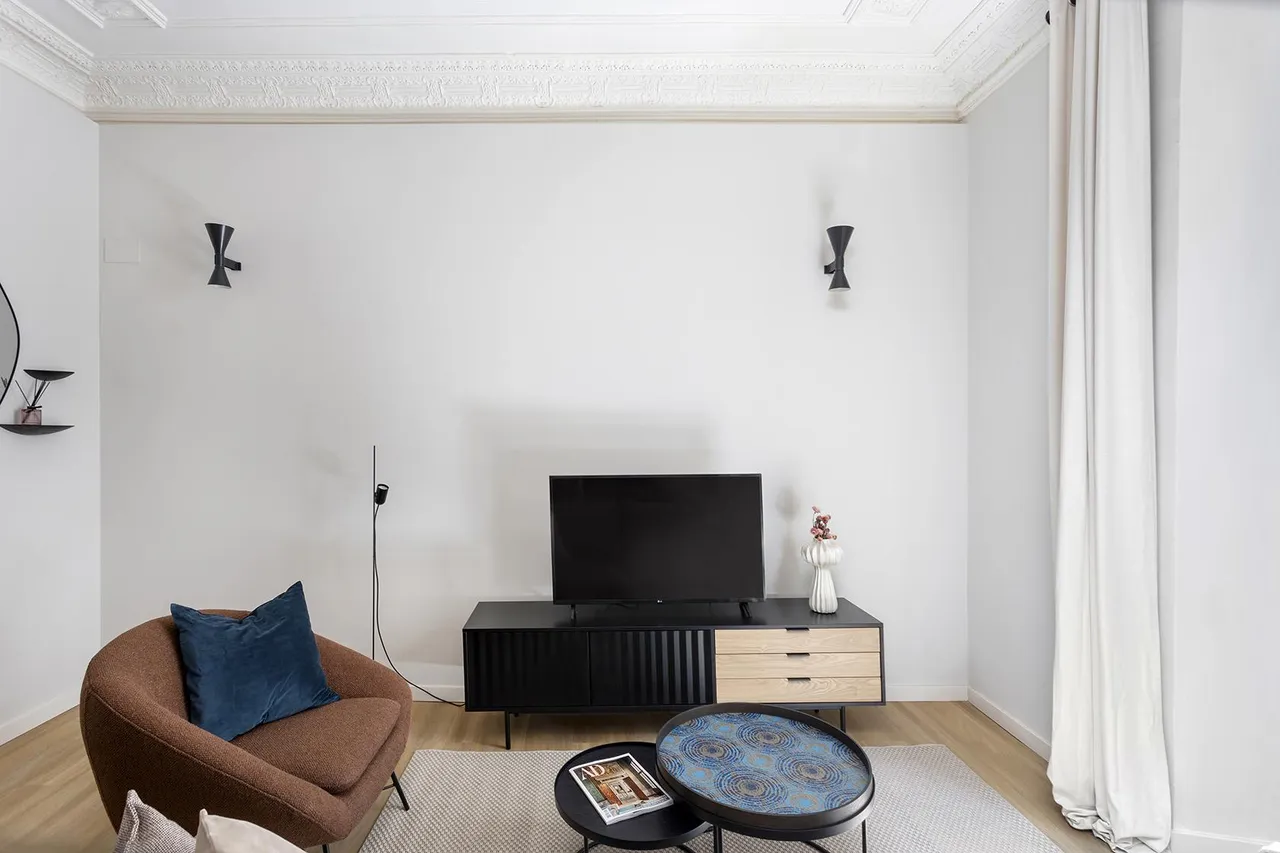 living - Piso de 55m² en venta en Gótico, Barcelona - gallery - 4