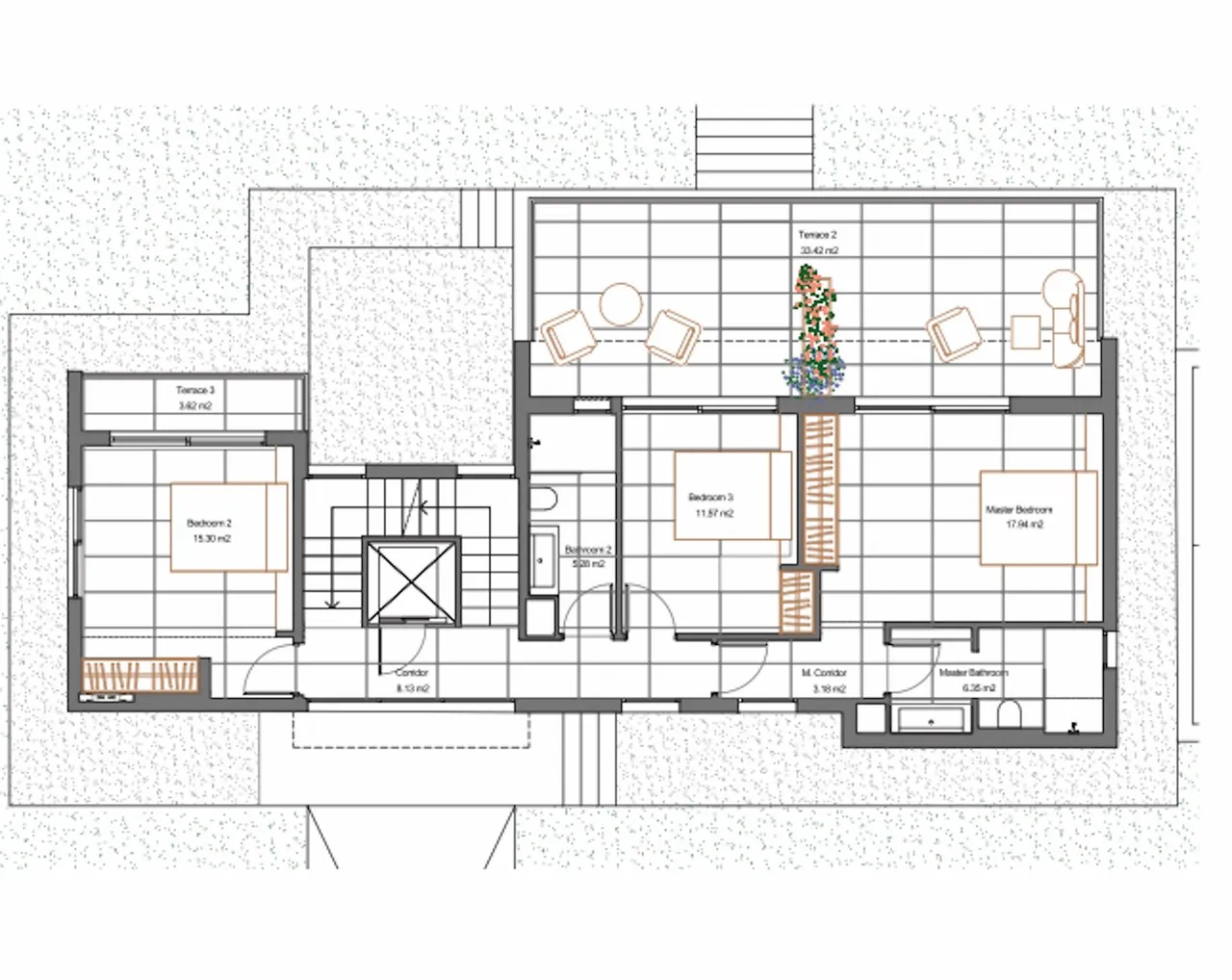 living - Casa / villa de 349m² con 143m² terraza en venta en Palma de Mallorca - Plano del piso - 1