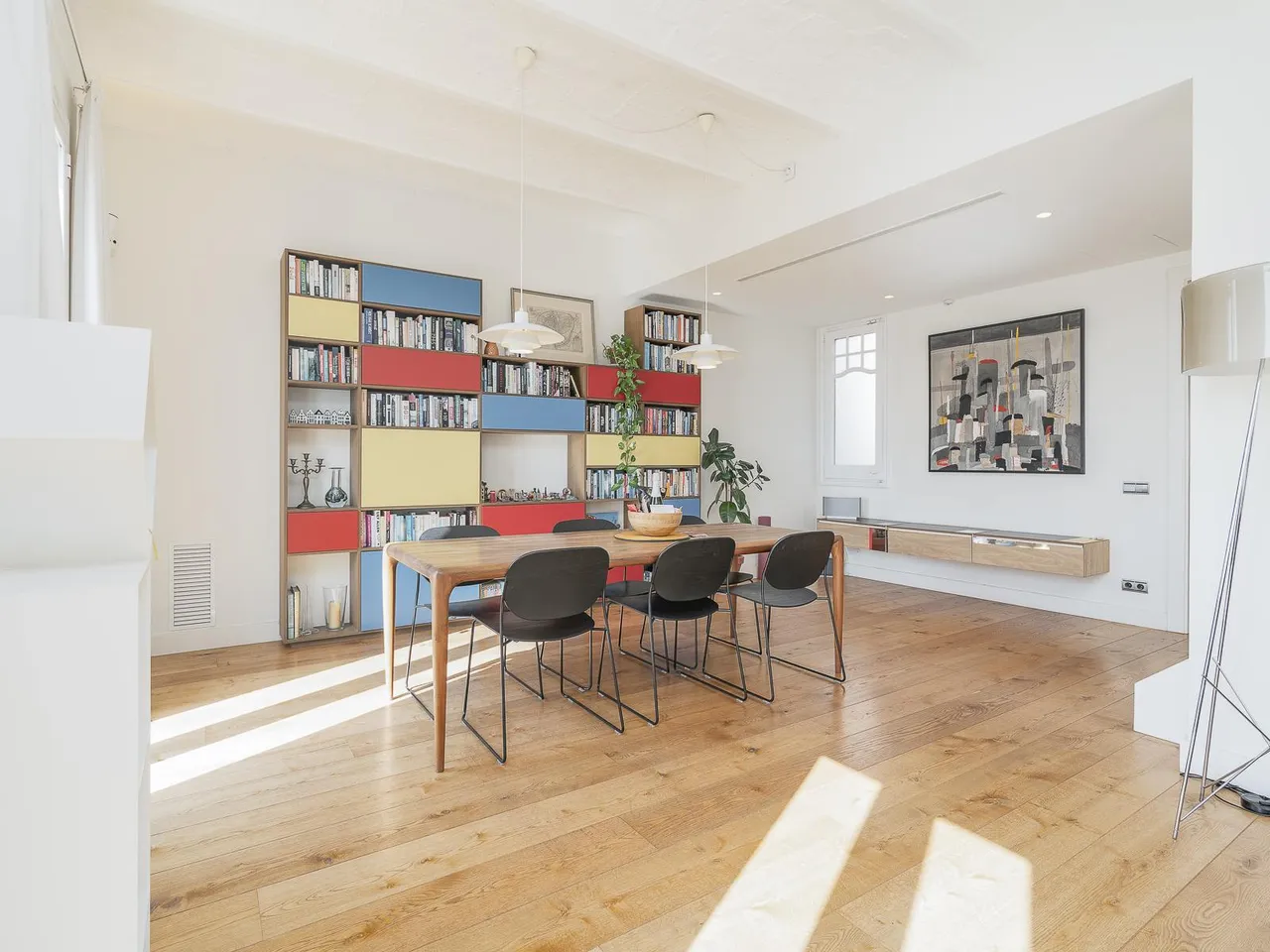 living - 196m² penthouse with 160m² terrace for sale in Sagrada Família - gallery - 5