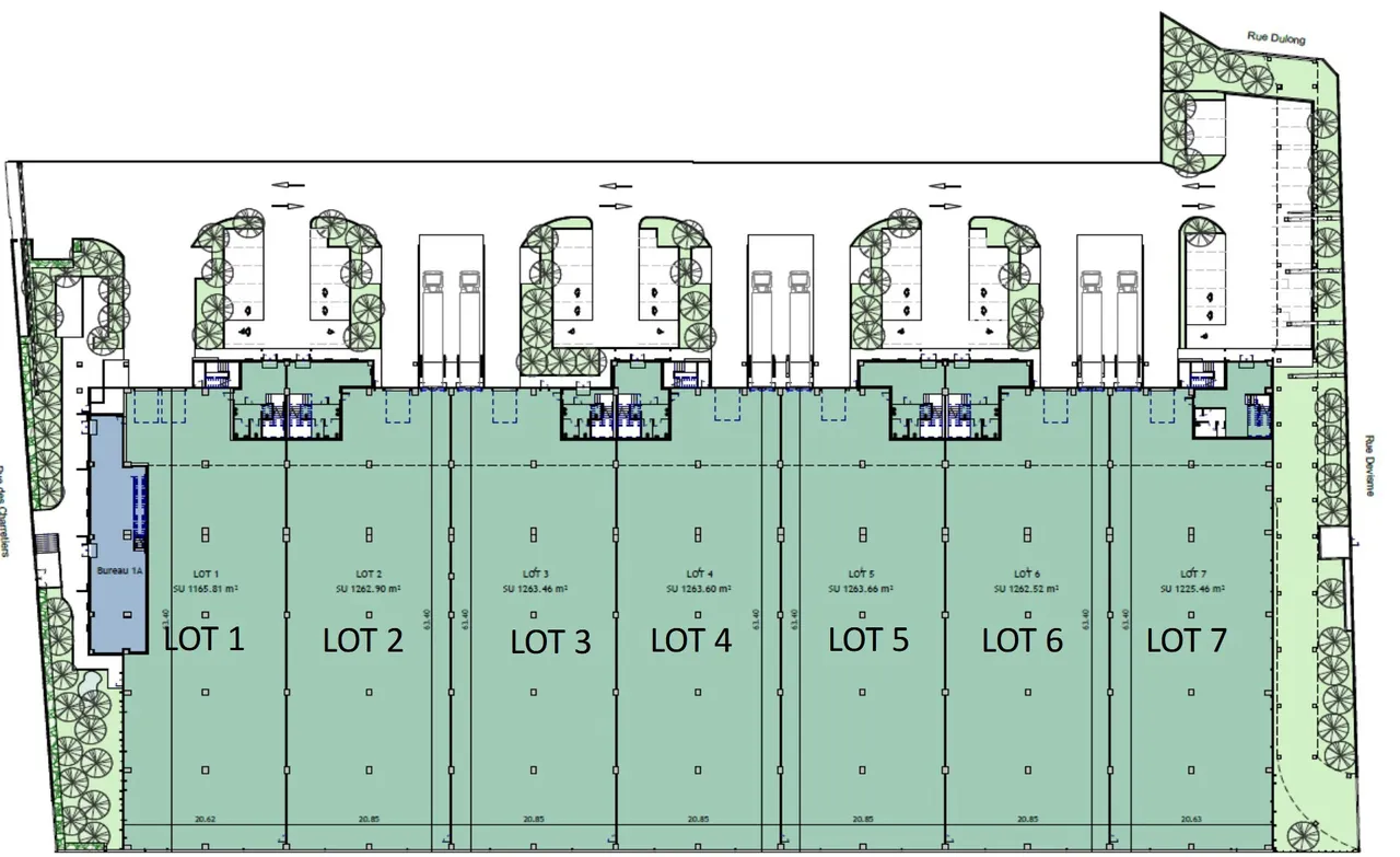 logistics - Light Industrial Premises / Offices For Rent - Floor Plan - 1