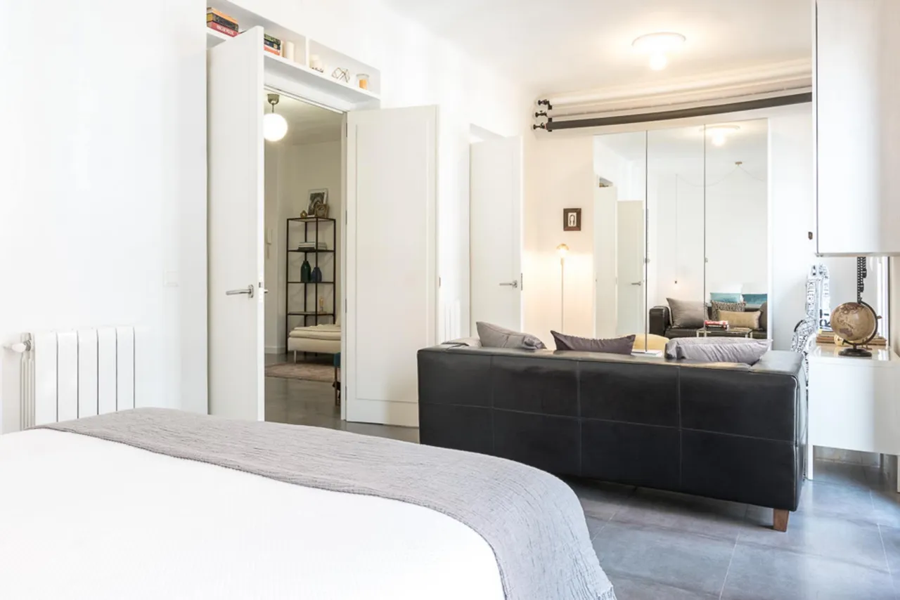 living - Piso de 55m² en alquiler en Ibiza, Madrid - gallery - 9