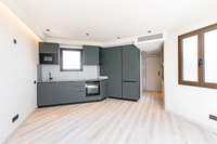 living - Ático de 62m² con 56m² terraza en venta en Eixample Derecho - gallery thumbnail - 9