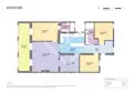 living - Piso de 126m² en venta en Eixample Derecho, Barcelona - Plano del piso thumbnail - 1