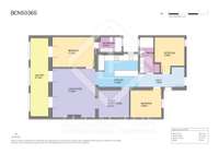 living - Piso de 126m² en venta en Eixample Derecho, Barcelona - Plano del piso thumbnail - 1