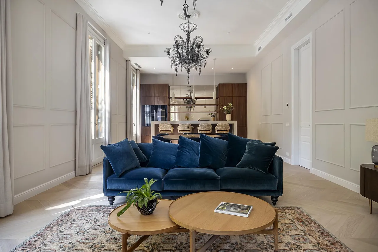 living - Piso de 238m² con 19m² terraza en venta en Eixample Derecho - gallery - 7