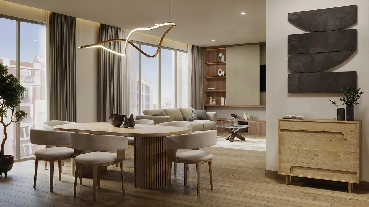 living - Santa Engracia Homes - gallery - 3