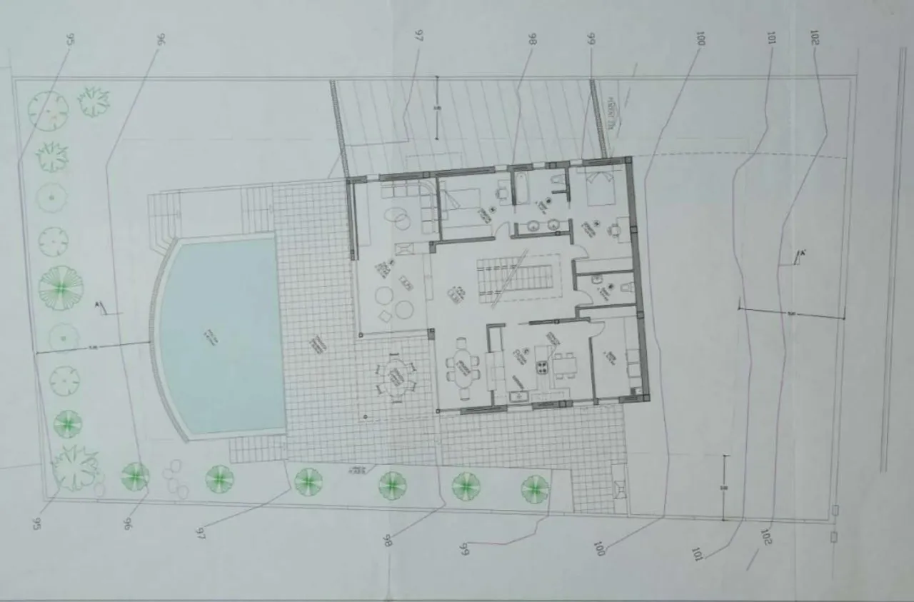 living - Casa / villa de 510m² en venta en Bahía de Rosas - Plano del piso - 1