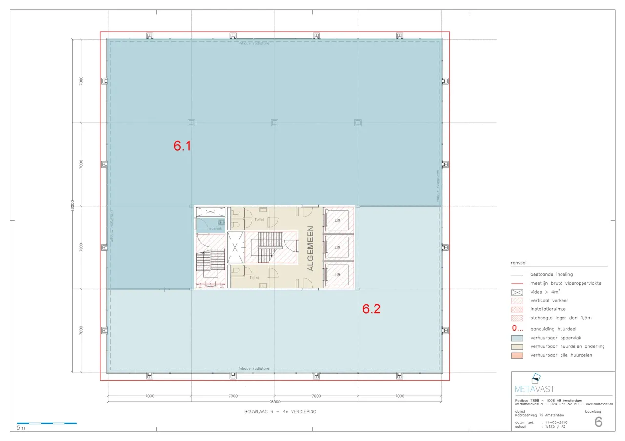 office - Unitz - Unitz Klaprozenweg - Kantoren - Dils - Verdiepingsplan - 8