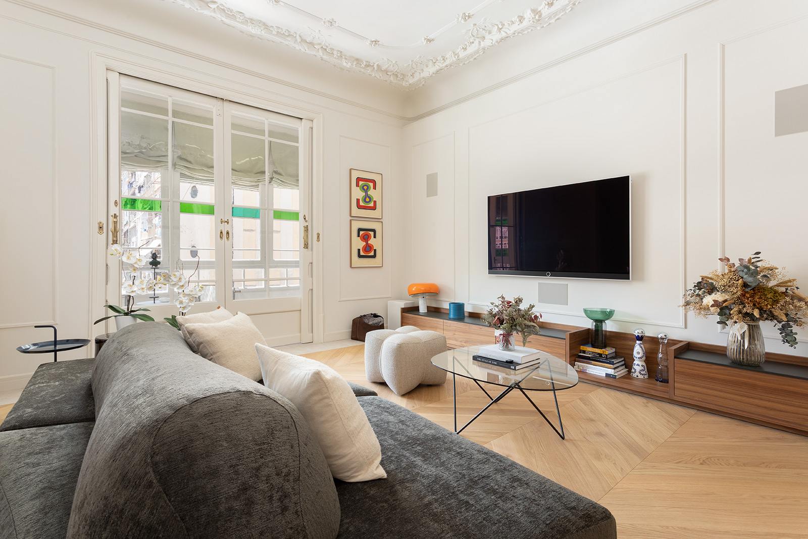 living - Piso de 231m² con 11m² terraza en venta en Eixample Izquierdo - gallery - 5