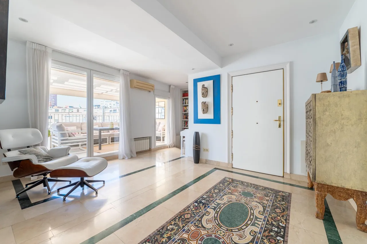 living - Ático de 248m² con 35m² terraza en venta en El Viso, Madrid - gallery - 9