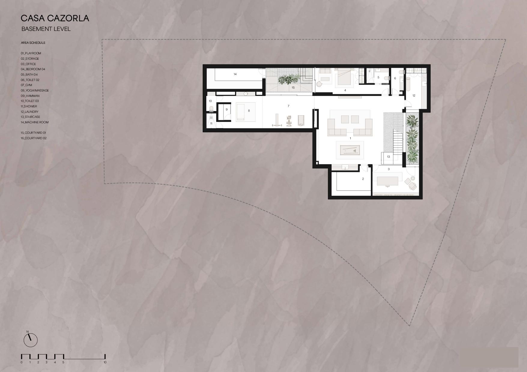 living - Casa / villa de 1,010m² con 600m² de jardín en venta en Milla de Oro - Plano del piso thumbnail - 3