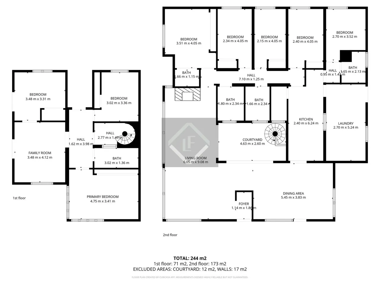 living - 467m² house / villa for sale in Alcudia, Balearic Islands - Floor Plan - 3