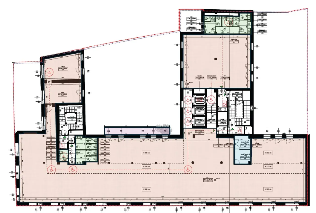 office - Parini 6 - Kantoor - Dils - Verdiepingsplan - 1