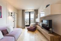 living - 50m² penthouse with 53m² terrace for sale in Eixample Left - gallery thumbnail - 7