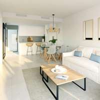 living - New build apartments in El Higueron, close to amenities and with sea views, Costa del Sol - gallery thumbnail - 5