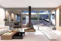 living - 325m² house / villa with 120m² garden for sale in Mas Alba - gallery thumbnail - 3
