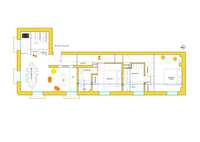 living - Piso de 125m² en venta en Cortes / Huertas, Madrid - Plano del piso thumbnail - 1