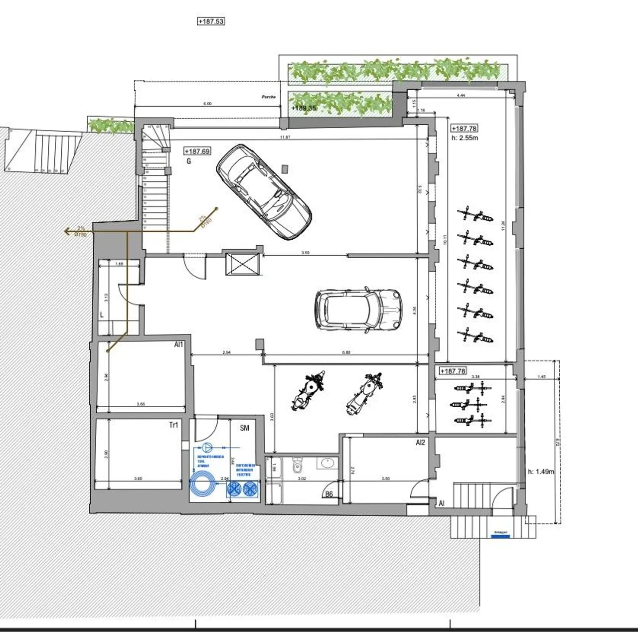 living - 750m² house / villa for sale in Bunyola, Balearic Islands - Floor Plan - 1