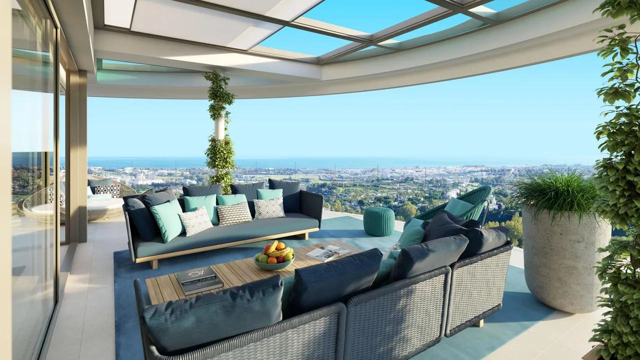 living - Extraordinaria promoción de obra nueva con espectaculares vistas panorámicas de Marbella - gallery - 10