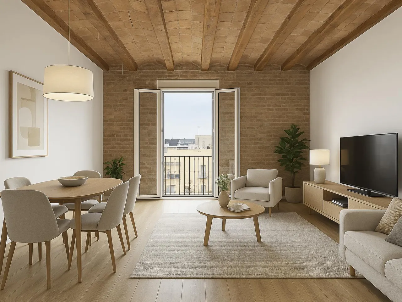 living - Piso de 80m² en venta en Eixample Izquierdo, Barcelona - gallery - 3