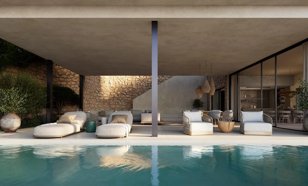 living - 1,100m² house / villa with 390m² terrace for sale in San José - gallery - 6