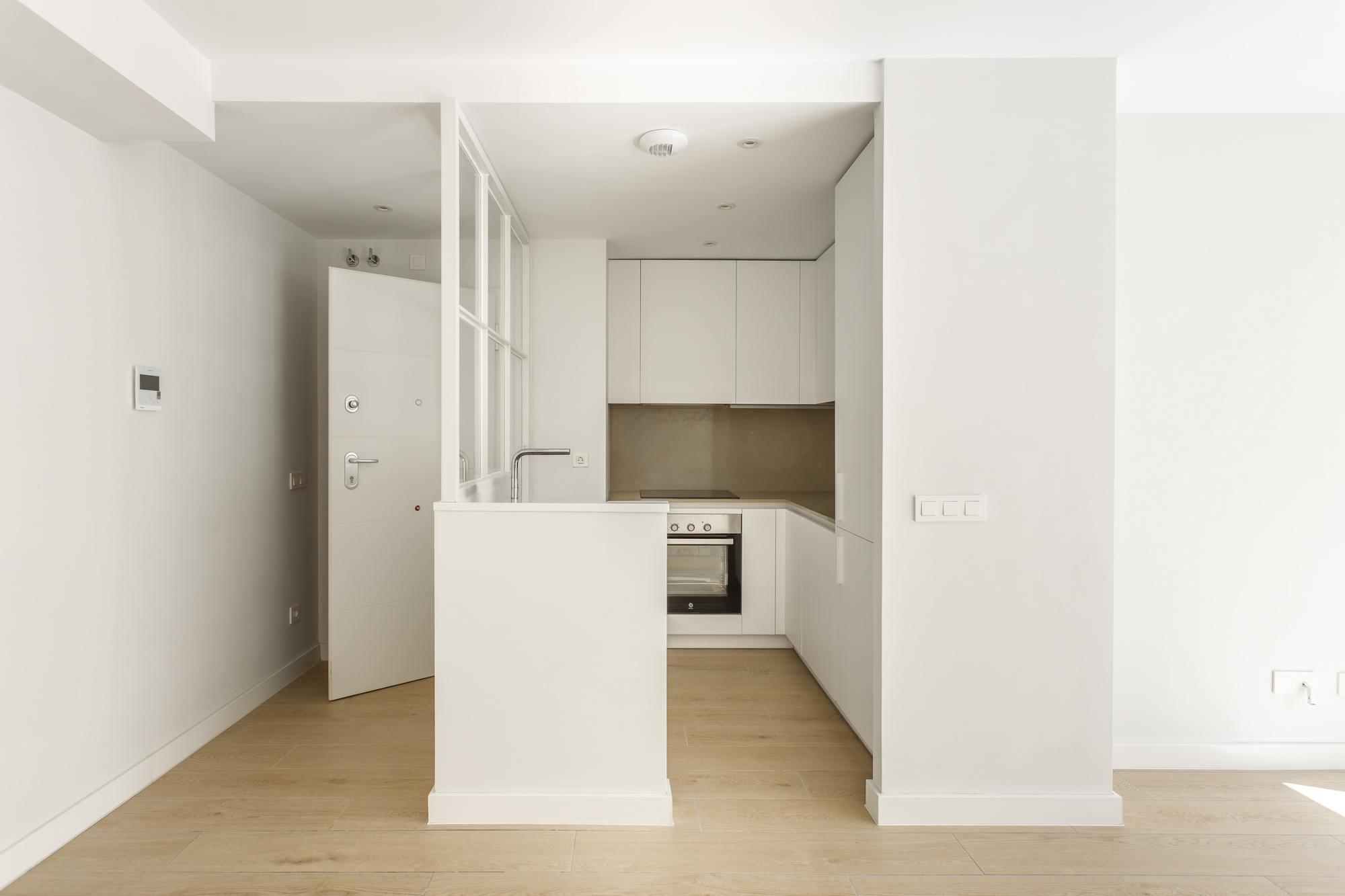 living - Piso de 105m² con 35m² terraza en alquiler en Pacífico - gallery thumbnail - 5
