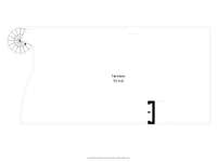 living - Ático de 81m² con 73m² terraza en venta en Sitges Town - Plano del piso thumbnail - 1