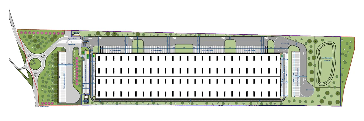 logistics - Fidenza - Logistics - Dils - Verdiepingsplan - 1