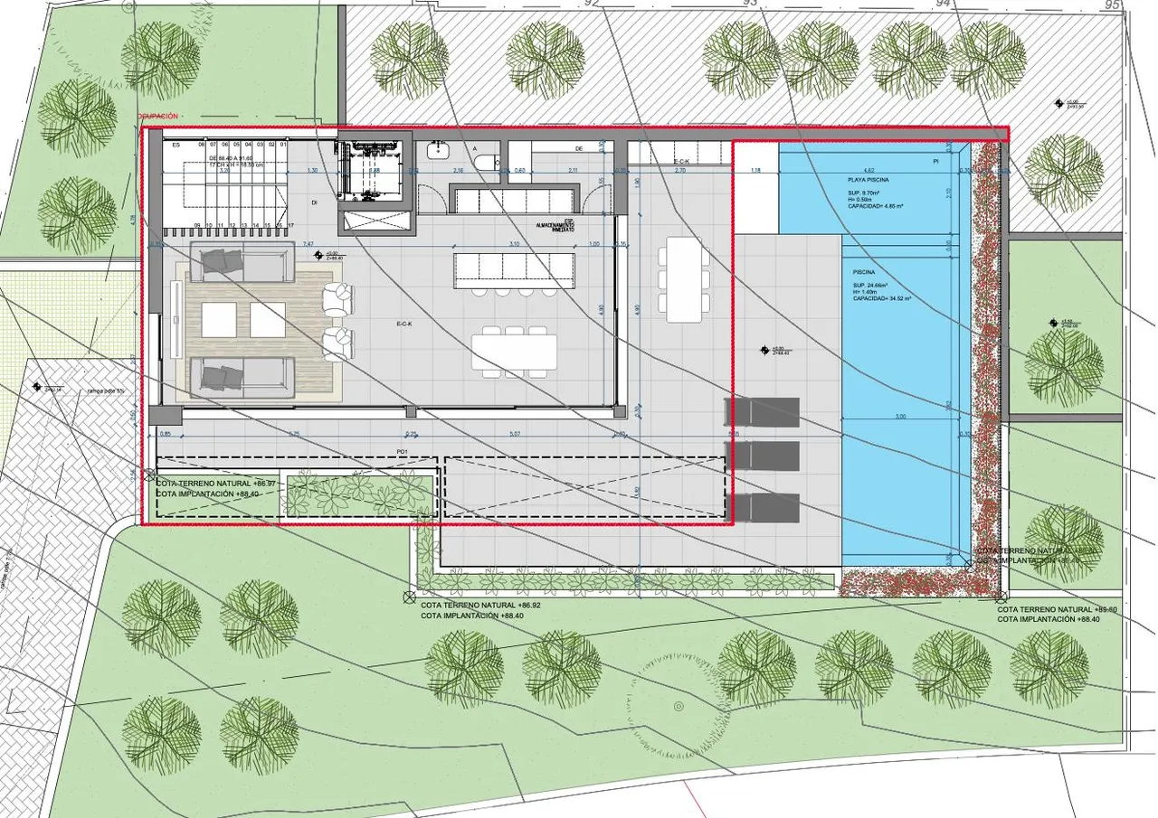 living - 286m² house / villa with 609m² garden for sale in Port d'Andratx - Floor Plan - 4