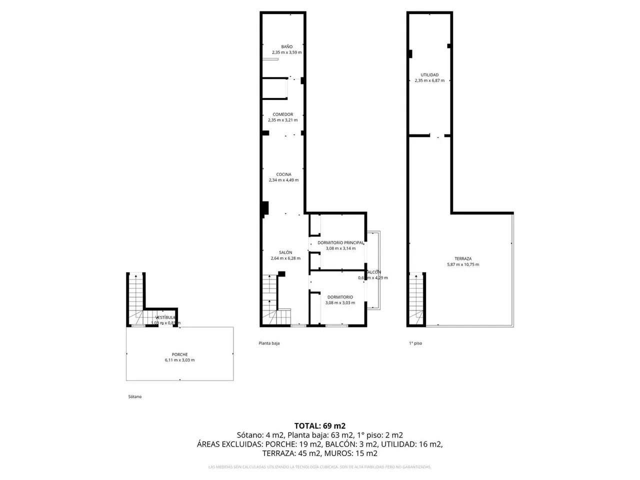 living - Edificio de 135m² con 58m² terraza en venta en Marbella Centro - Plano del piso - 3