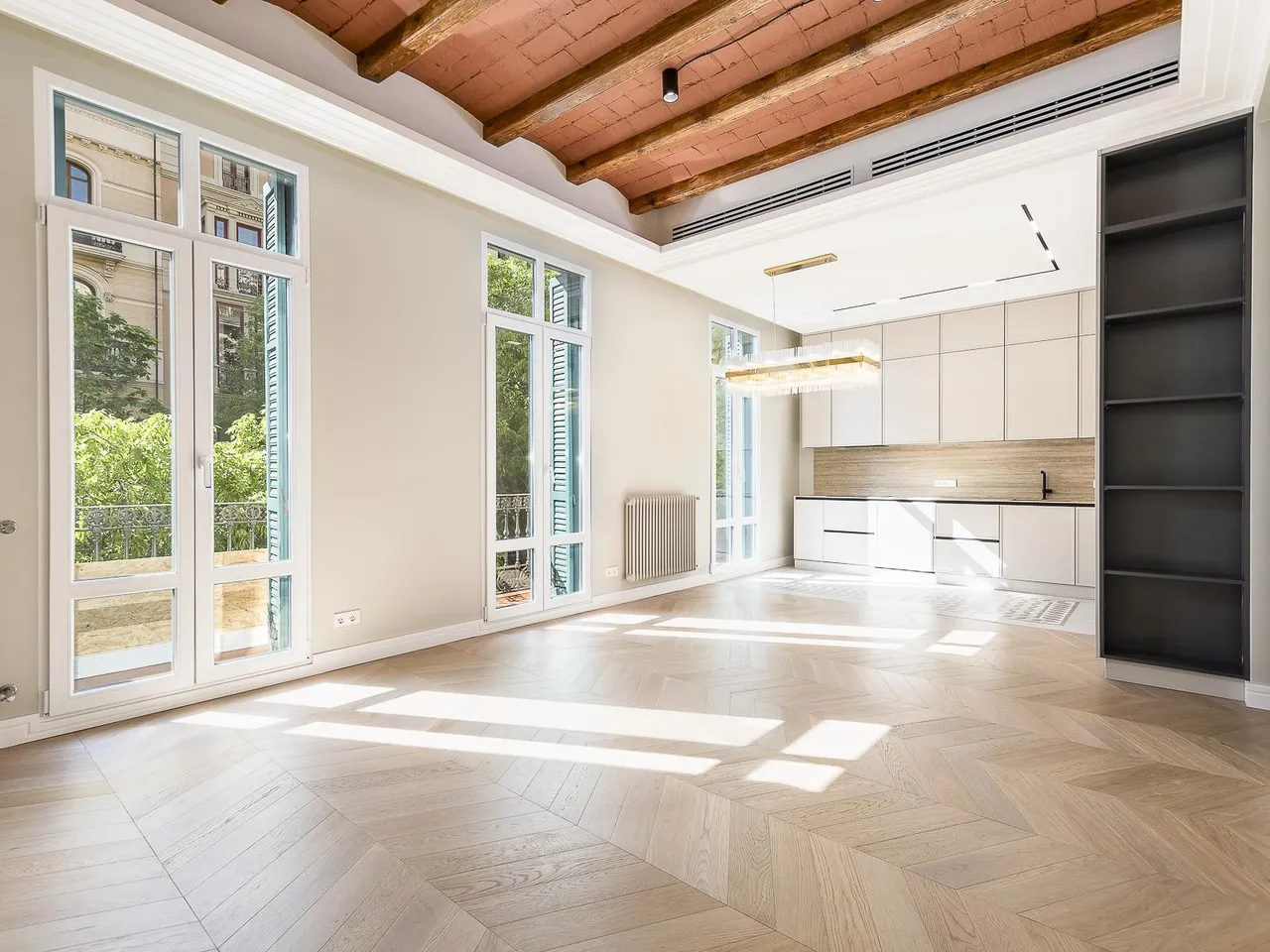 living - 124m² apartment for sale in Eixample Right, Barcelona - gallery - 2